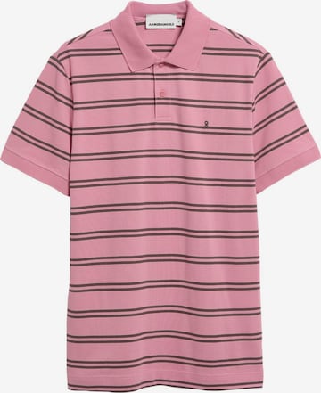 ARMEDANGELS Polo- Shirt STRIPED POLO in Pink: Vorderseite