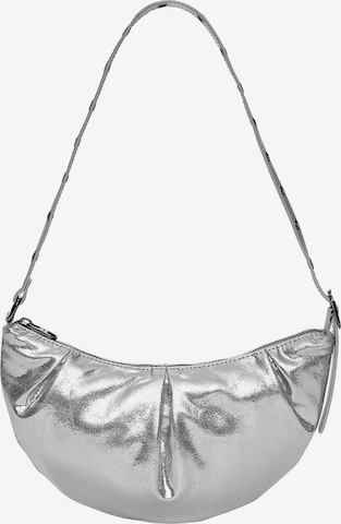 Pull&Bear Shoulder Bag in Silver: front