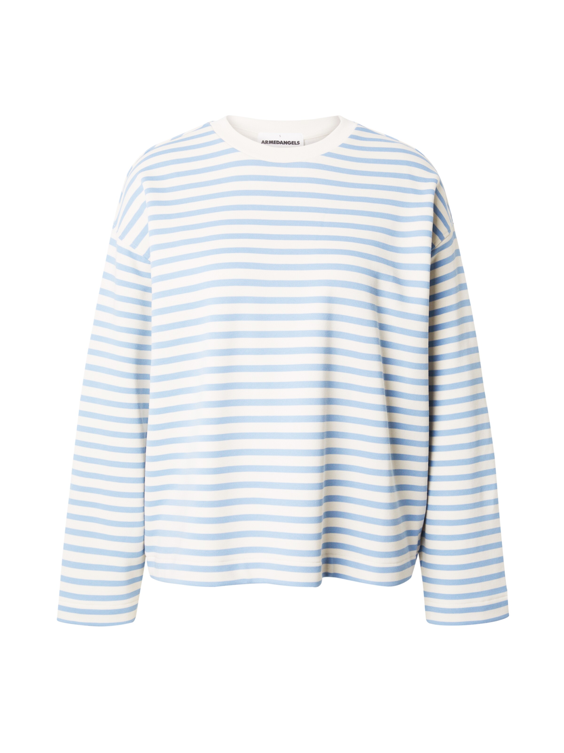 ARMEDANGELS Sweatshirt MAARLEN STRIPE in Blau: Vorderseite