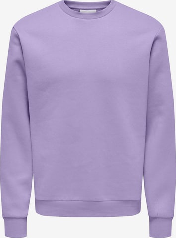 Only & Sons Sweatshirt 'CERES' i lilla: forside
