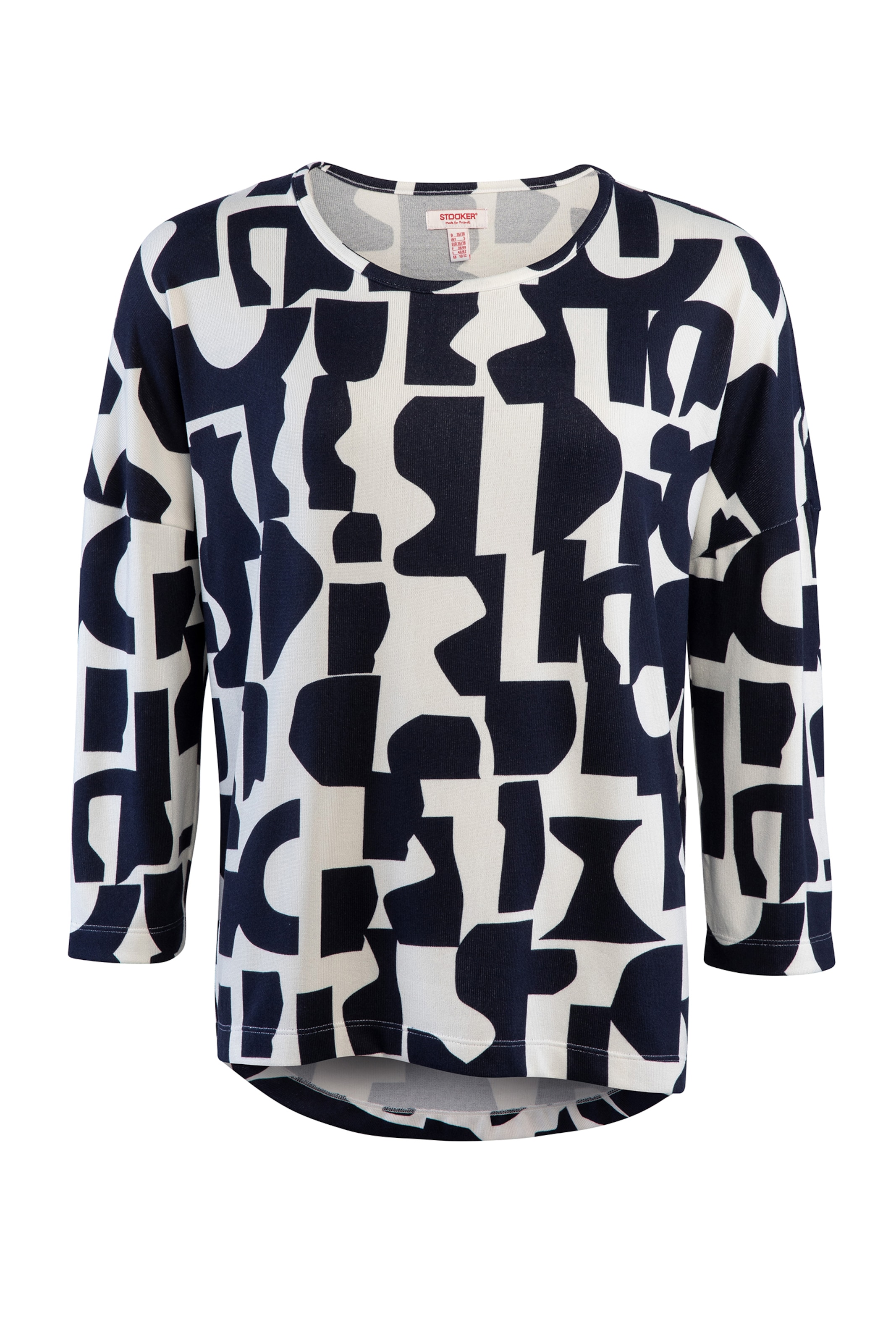STOOKER WOMEN Shirt 'Carly' in Blau: Vorderseite