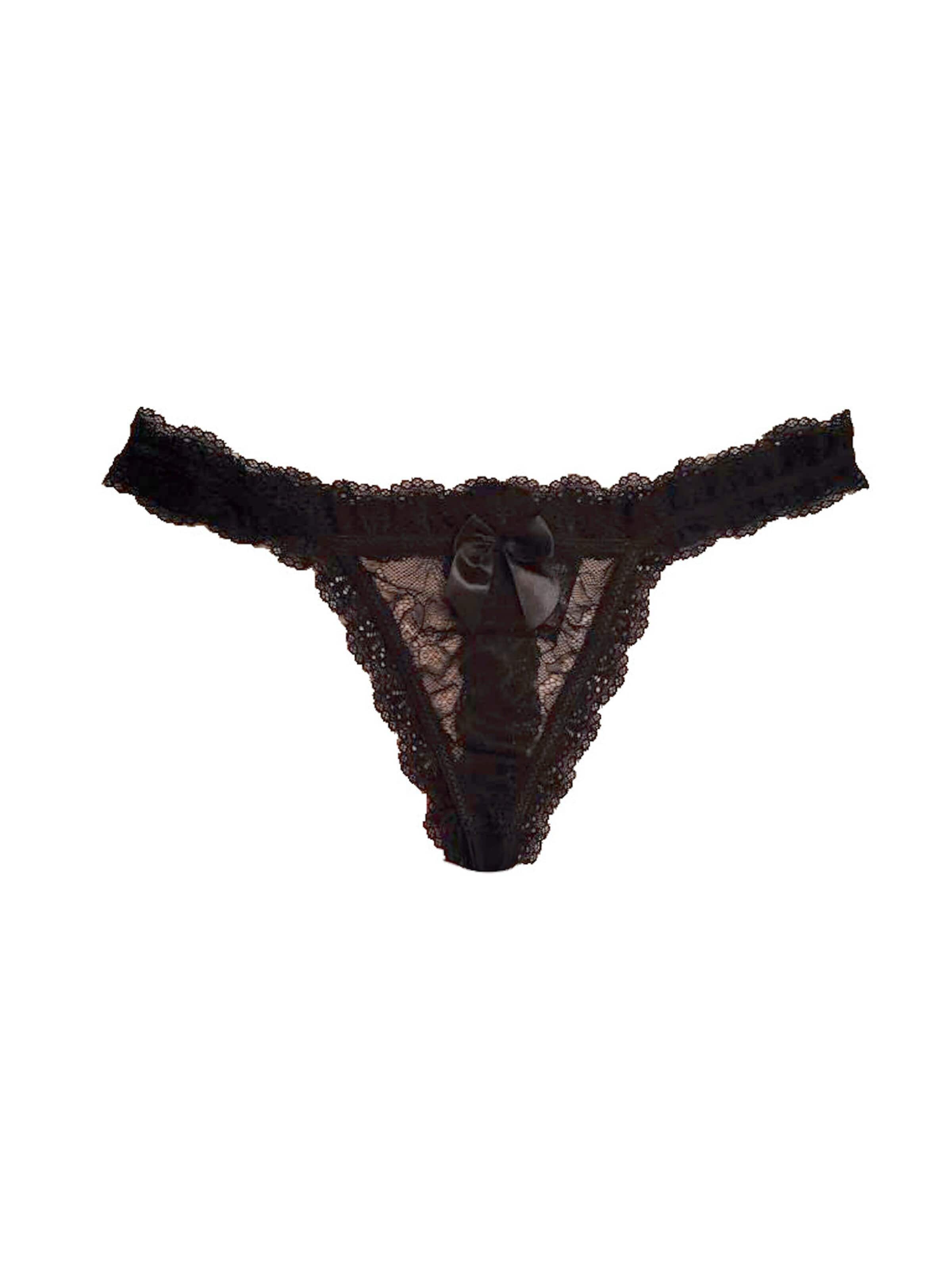 Provocative String 'Magie Noir'‌‌‌ in Schwarz
