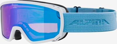 Alpina Skibrille 'Scarebro' in himmelblau / lila, Produktansicht