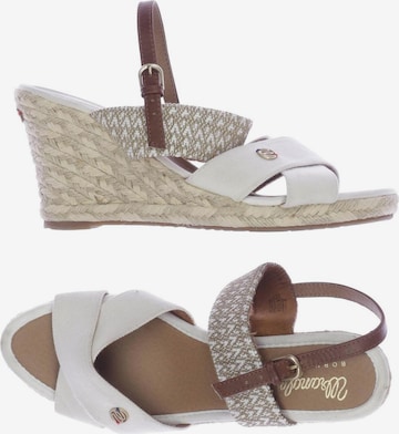 WRANGLER Sandals & High-Heeled Sandals in 40 in White: front