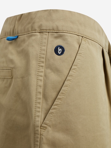 Brava Fabrics Regular Pleat-Front Pants in Beige