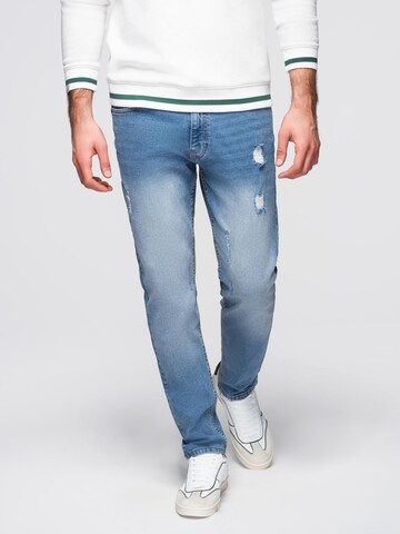 Ombre Regular Jeans in Blauw: voorkant