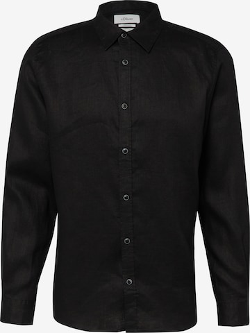 Chemise s.Oliver en noir : devant