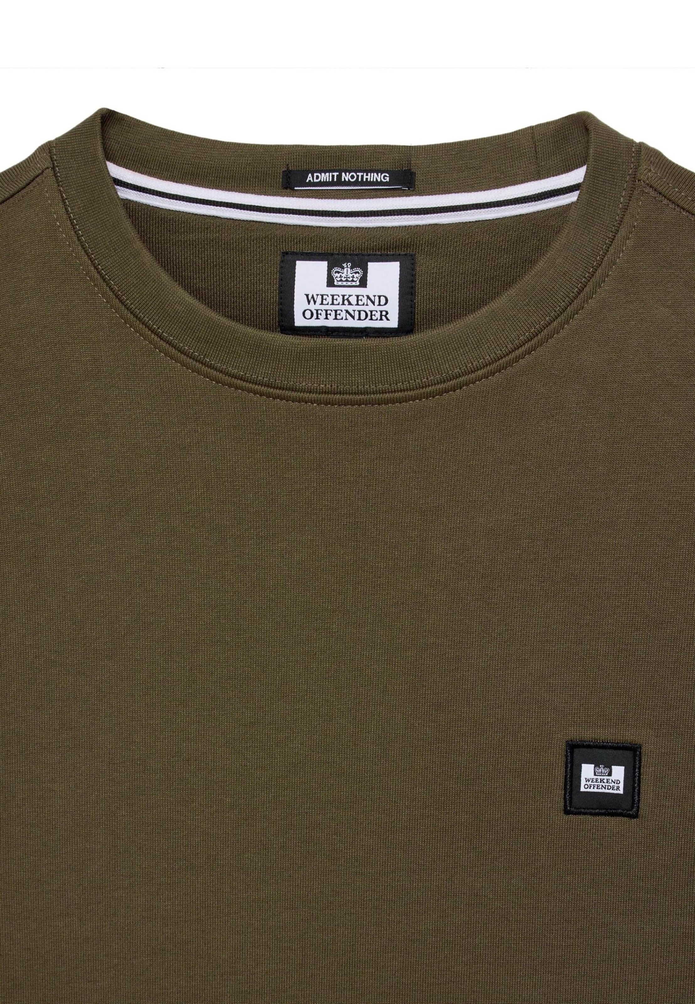 Weekend Offender Sweatshirt 'Ferrer Badge' in Green