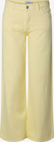 PIECES Jeans 'PCSelma LW' i beige: forside