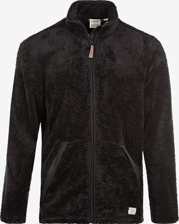 Weather Report Athletic Fleece Jacket 'Legend' in Black: front