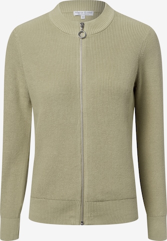 Marie Lund Knit Cardigan in Green: front