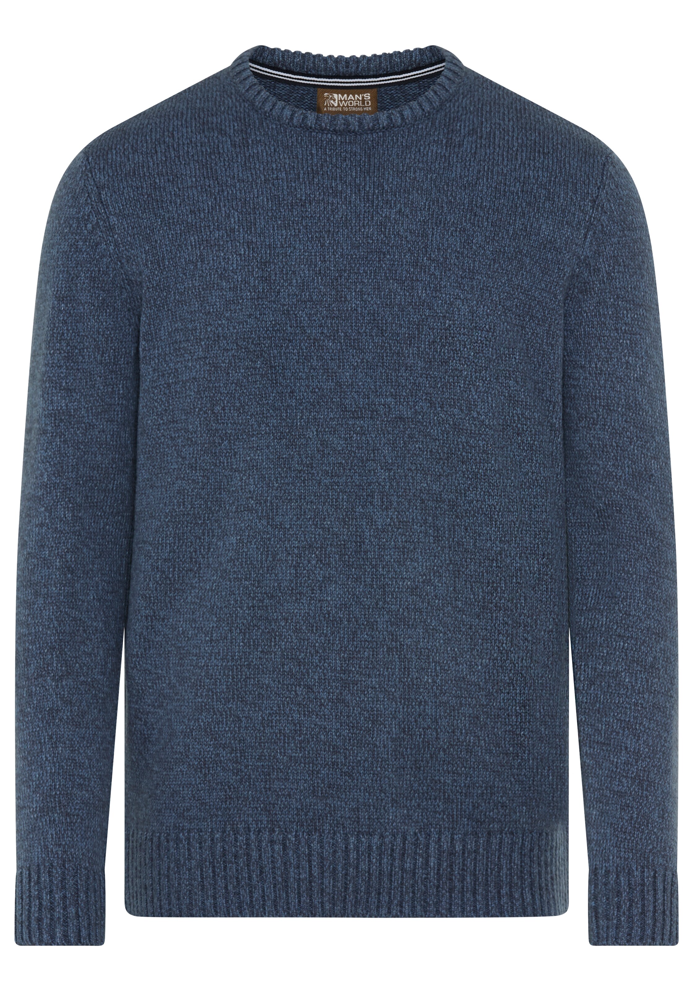 Man's World Pullover in Blau: Vorderseite