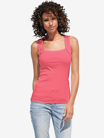 heine Top in Orange: front