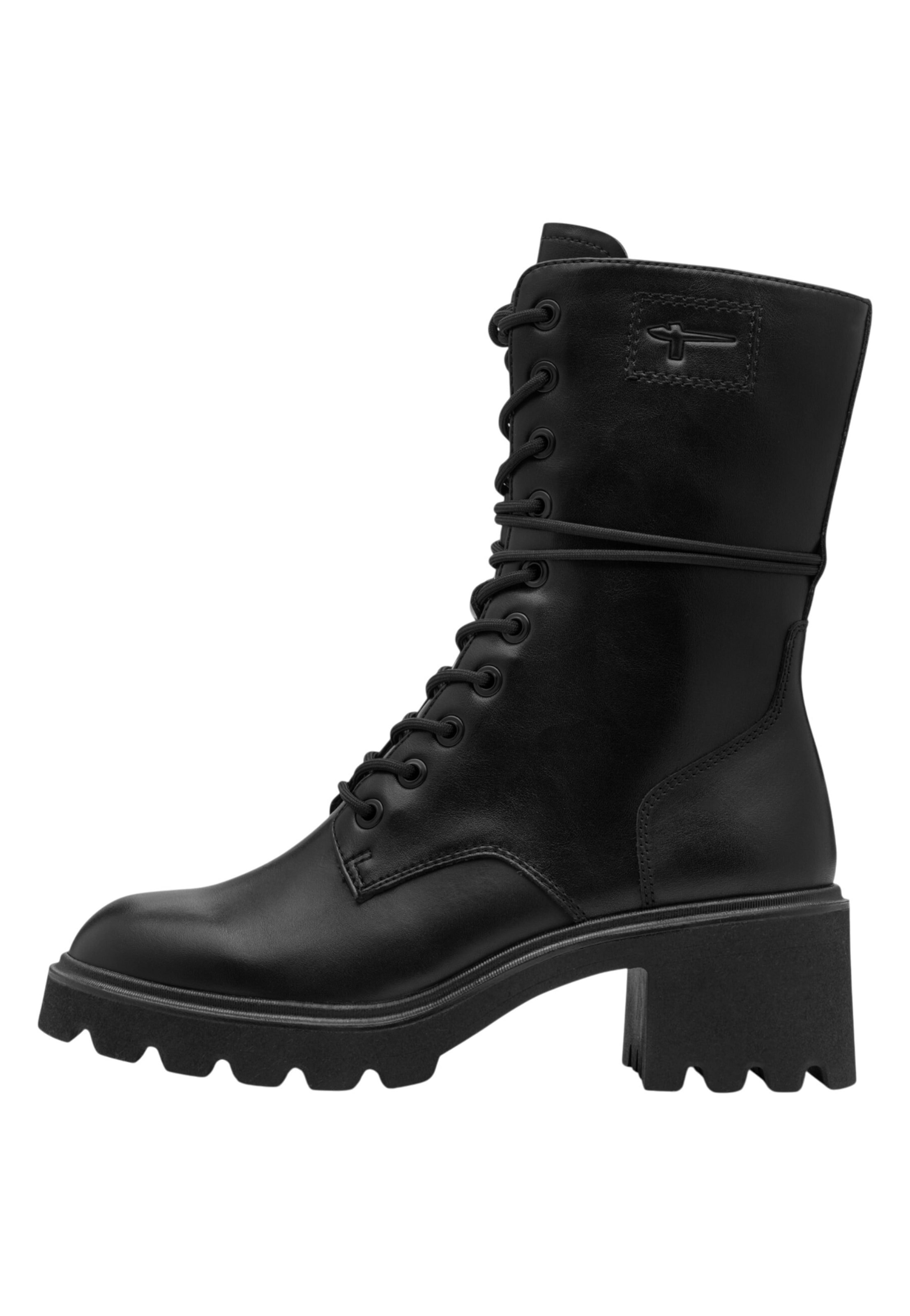 Tamaris Schnürstiefelette in Schwarz
