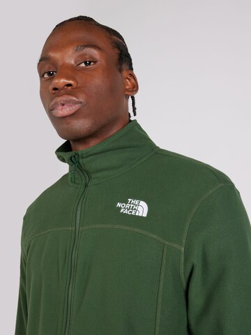 THE NORTH FACE Athletic fleece jacket '100 GLACIER' in Green