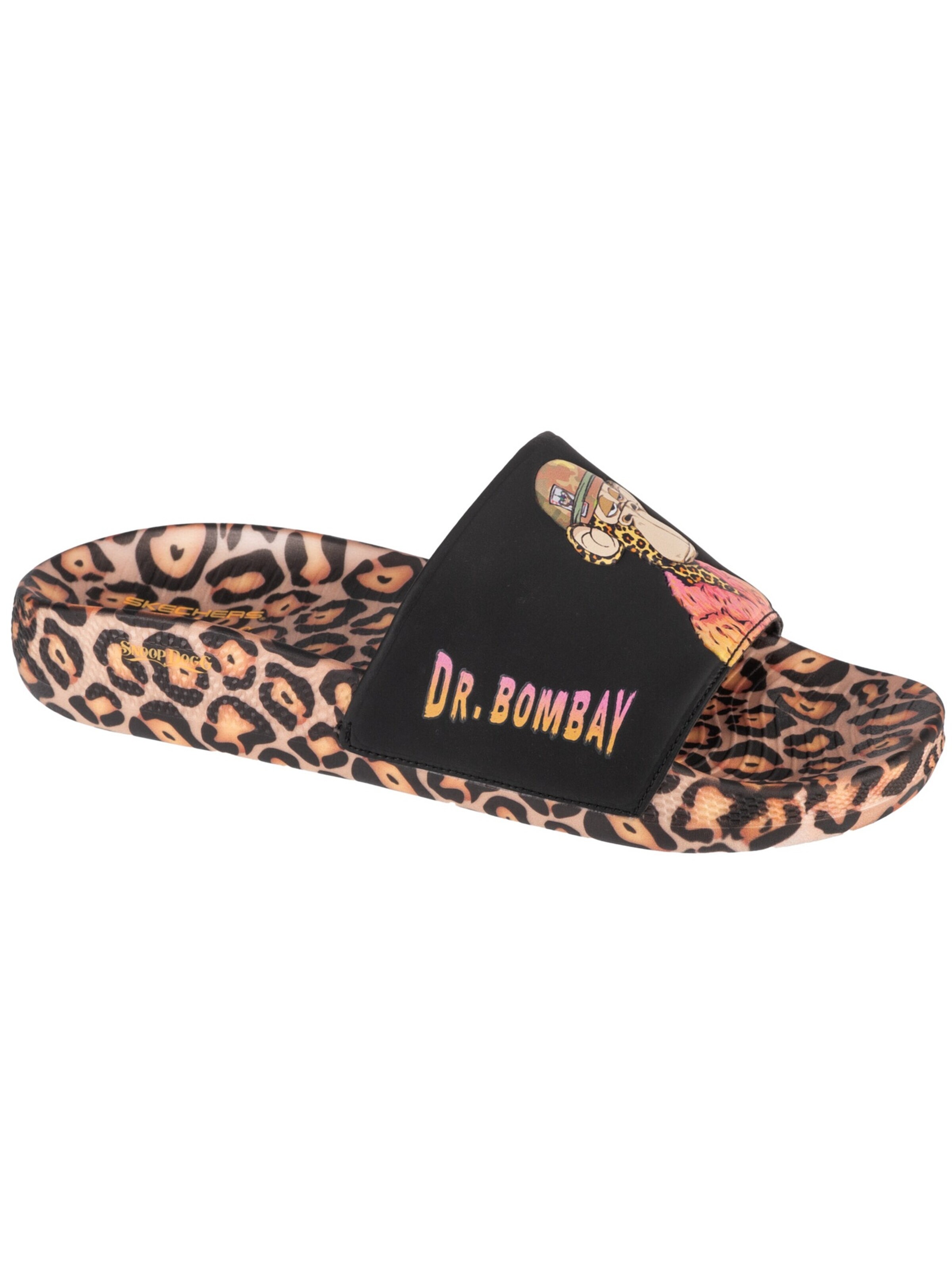 SKECHERS Sandalen 'DR. BOMBAY' in Zwart: voorkant