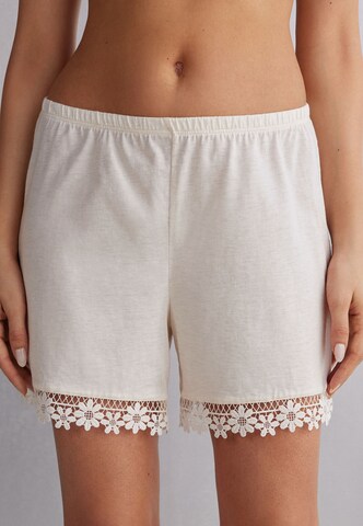 INTIMISSIMI Pajama Pants 'Romance Yourself' in White