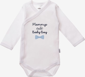 LILIPUT Romper/Bodysuit 'daddys little soulmate' in White