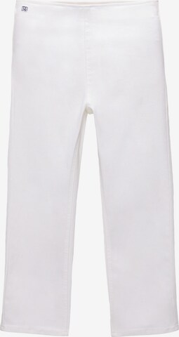 Pull&Bear Skinny Jeans in Wit: voorkant