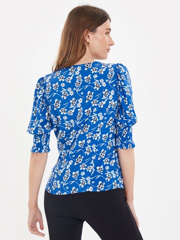 Threadbare Blouse 'Sand' in Blauw