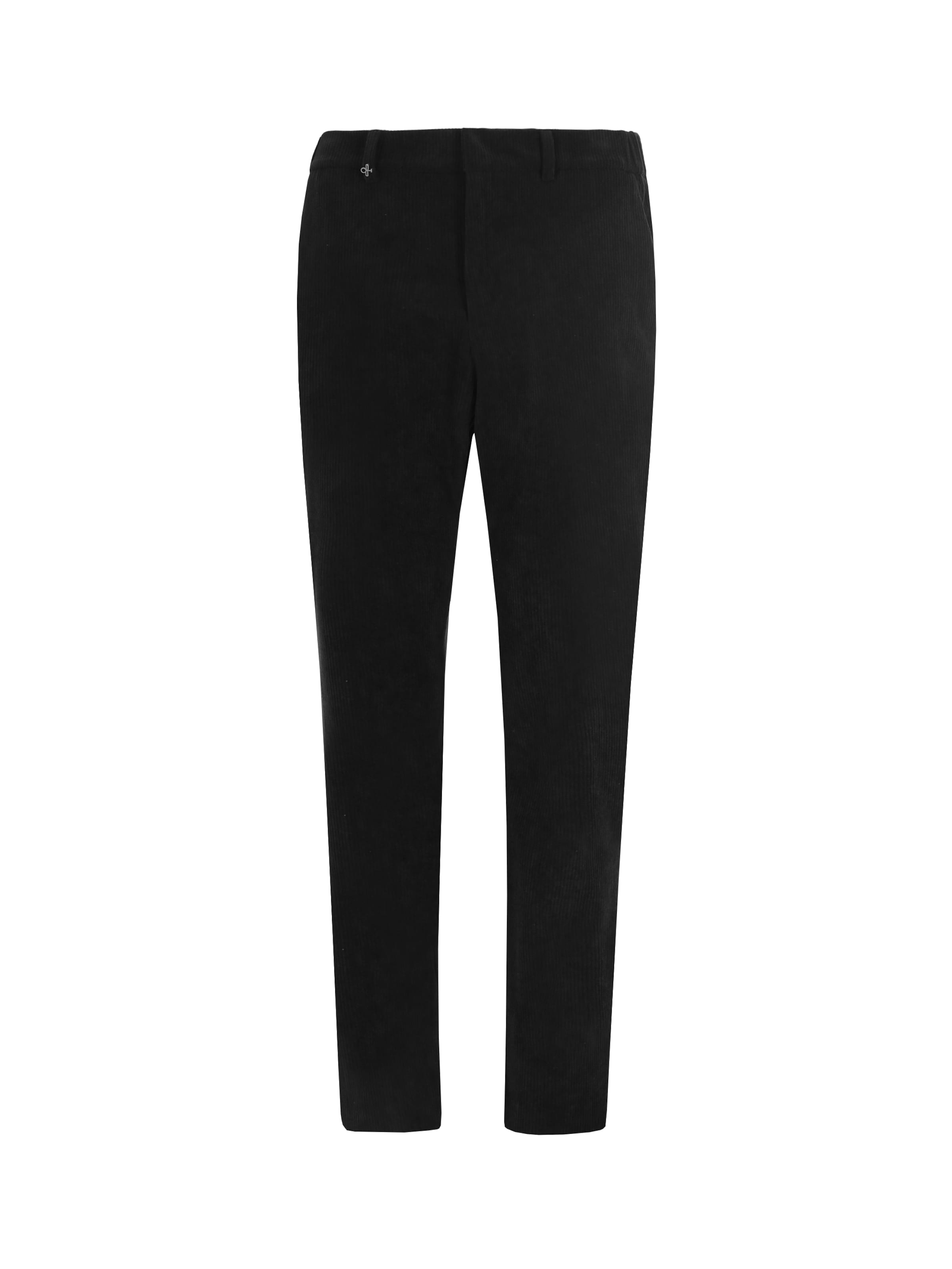 Distretto12 - Pantalón chino 'Leonardo' en negro: frente