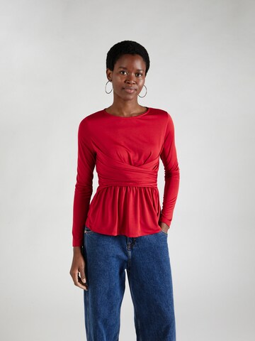 ABOUT YOU Shirt 'Annelie' in Rood: voorkant