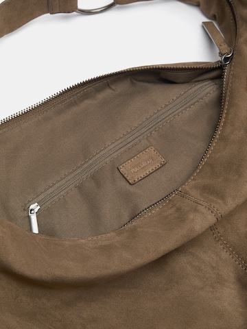 Pull&Bear Nakupovalna torba 'BOHO' | siva barva