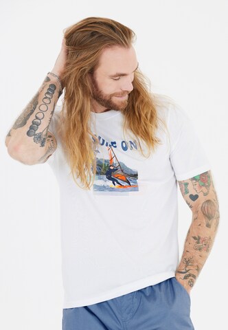 Cruz T-Shirt in Weiß: Vorderseite