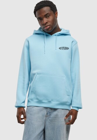 2Y Studios Sweatshirt 'Introspect' in Blau: Vorderseite