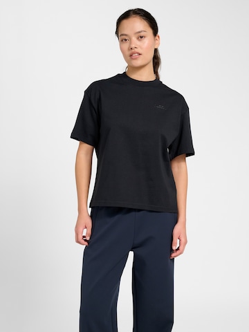 Hummel T-shirt in Schwarz: Vorderseite