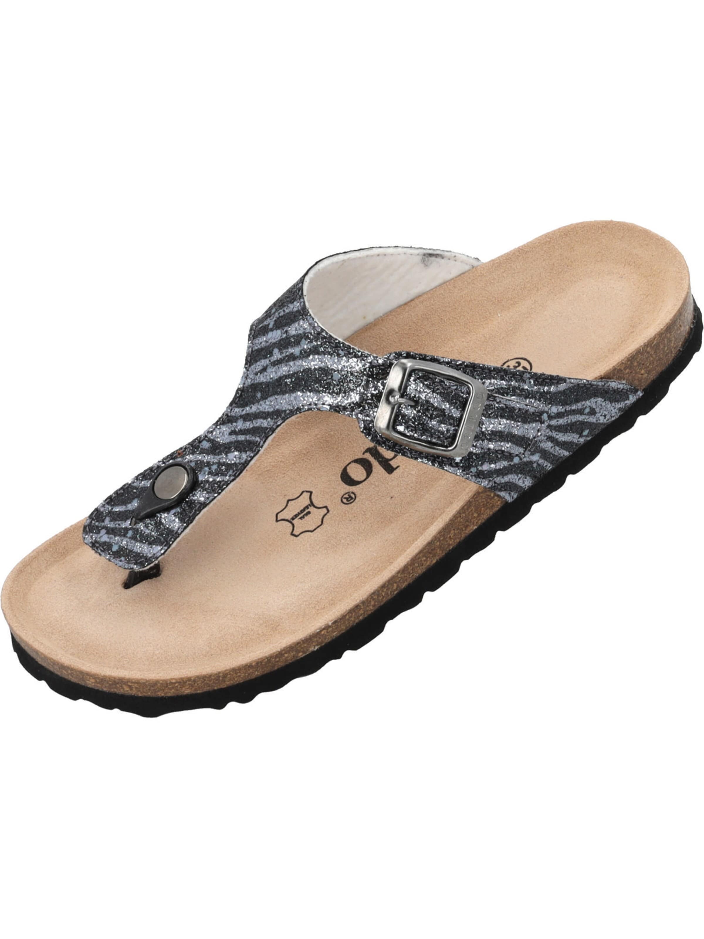 Palado T-bar sandals 'Palado Kos Wild' in Grey: front