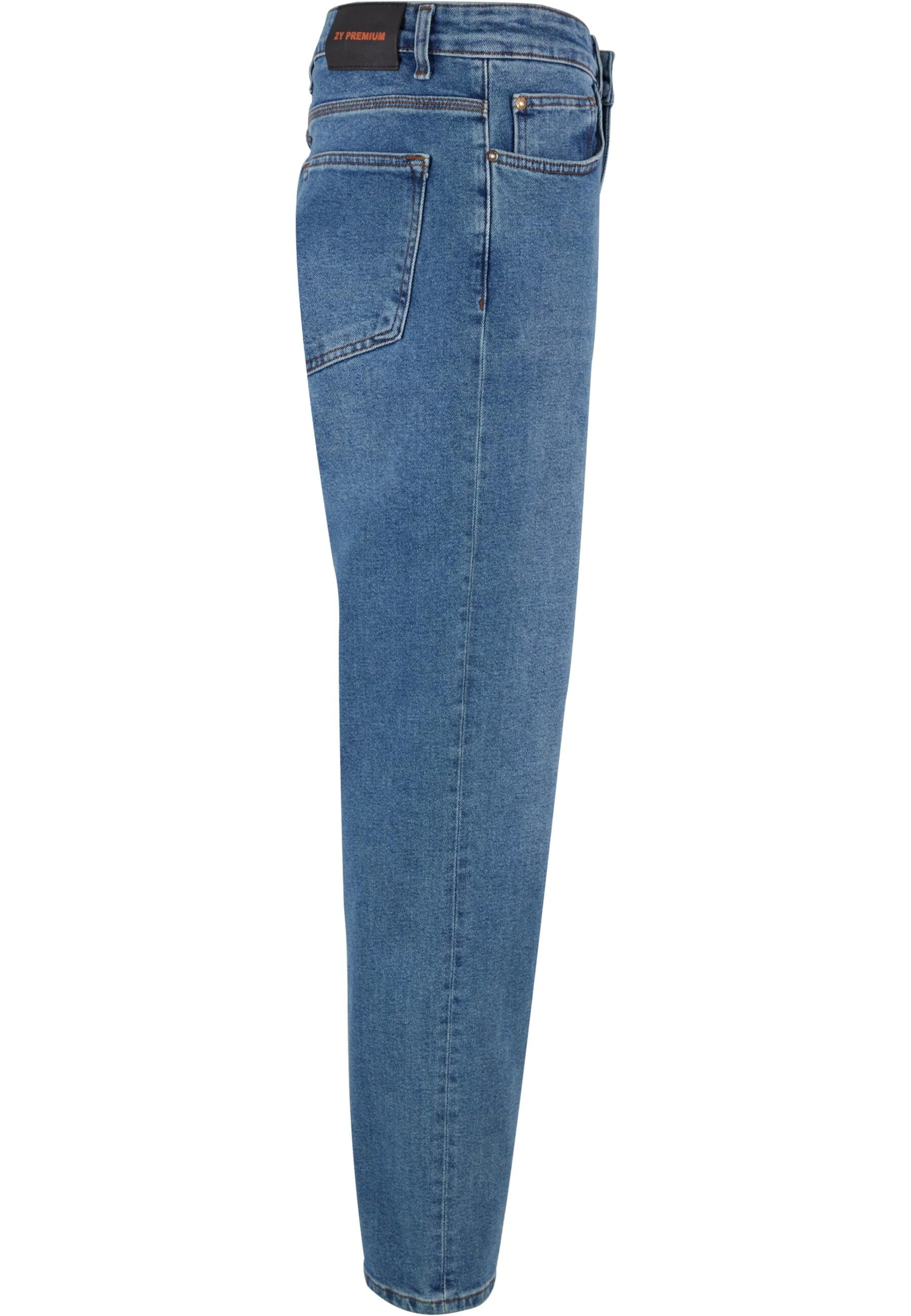 2Y Premium Flared Jeans in Blue