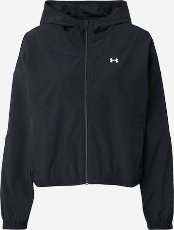 Veste de sport 'Rival' UNDER ARMOUR en noir : devant