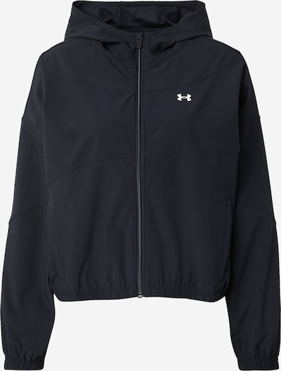 Sportinė striukė 'Rival' iš UNDER ARMOUR, spalva – juoda / balta, Prekių apžvalga