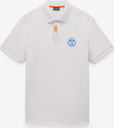 Marškinėliai 'E-Clanis' iš NAPAPIJRI, spalva – azuro spalva / oranžinė / balta, Prekių apžvalga