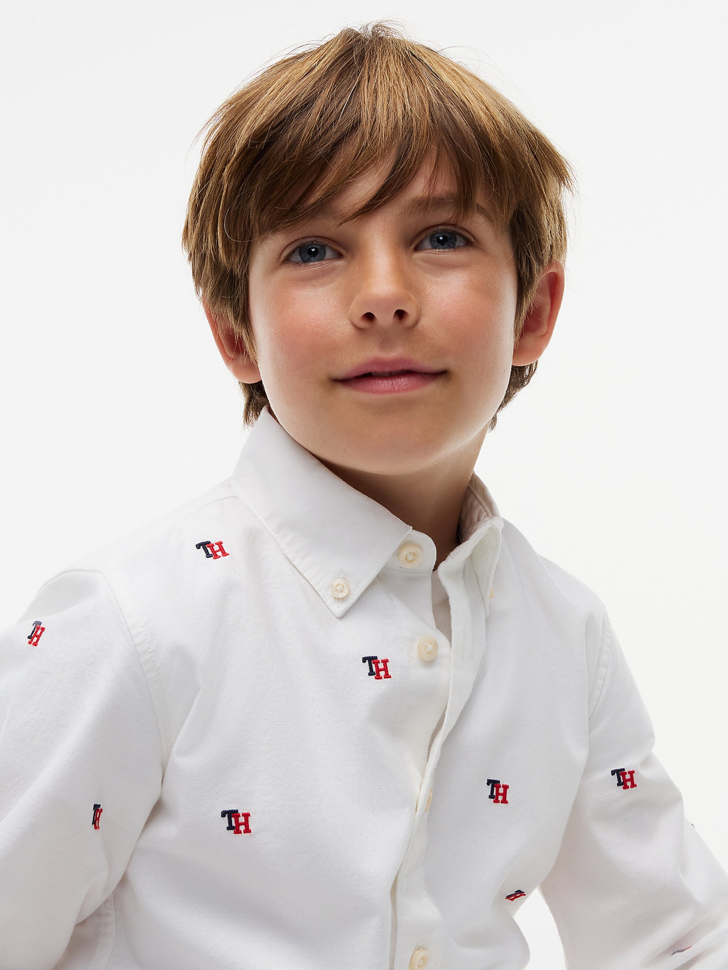 TOMMY HILFIGER Regular fit Overhemd in Wit