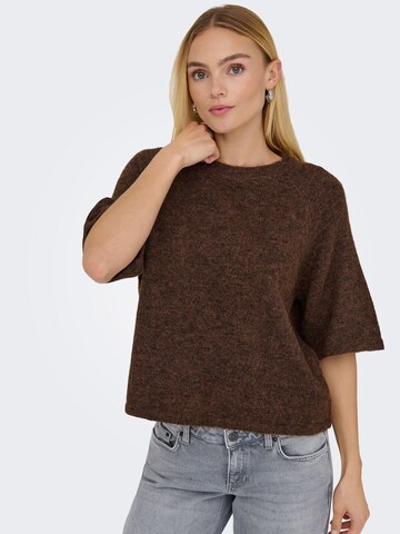 ONLY Pullover 'AZU' i brun