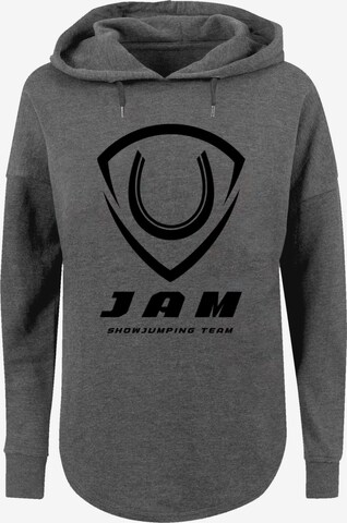 F4NT4STIC Sweatshirt 'Jam Showjumping' in Grau: predná strana