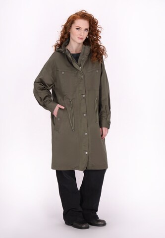 DreiMaster Vintage - Parka meia-estação em verde: frente