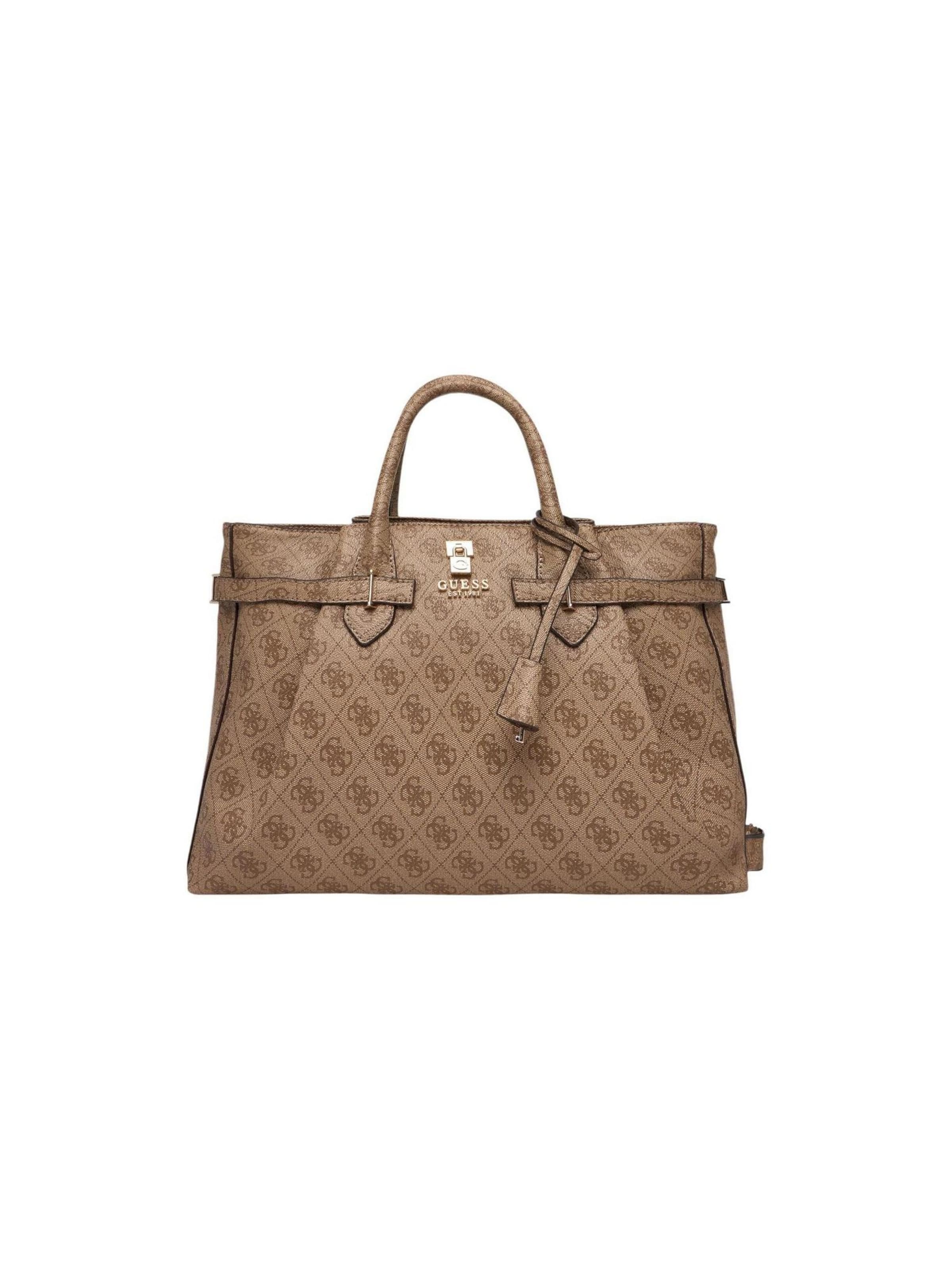 GUESS - Bolso de hombro 'YESBA GIRLFRIEND SATCHEL HWSG78 33070' en beige: frente