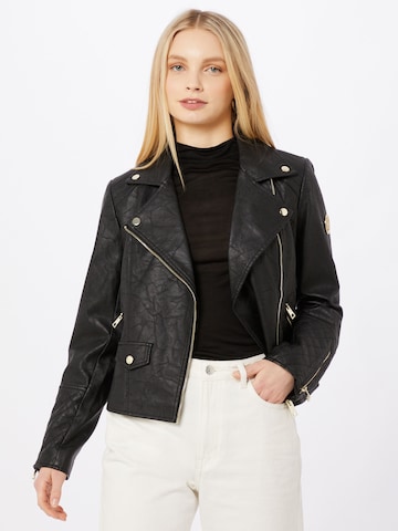 River Island Between-Season Jacket in Black: front