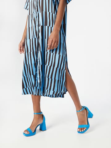 Monki Shirt Dress in Blue