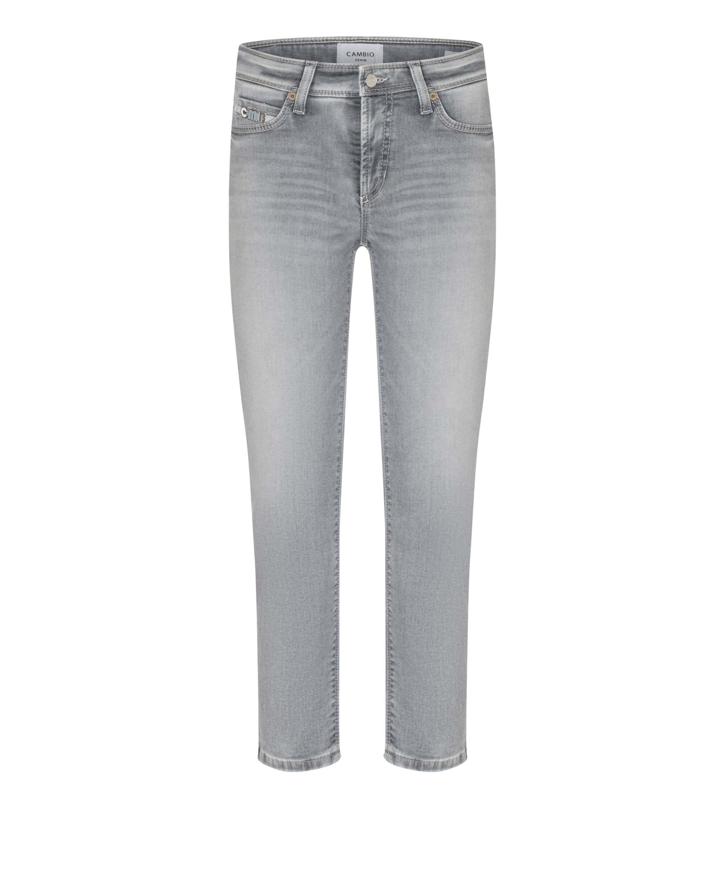 Cambio Regular Jeans ' Piper ' in Grey: front