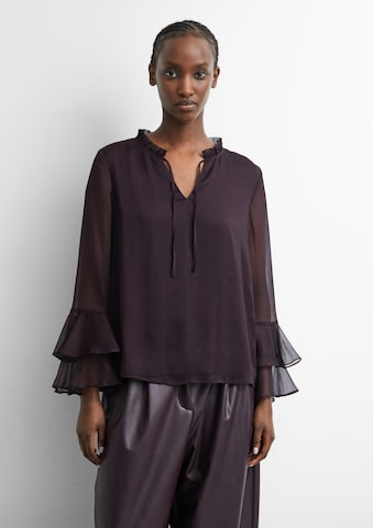 COMMA Blouse in Lila: voorkant
