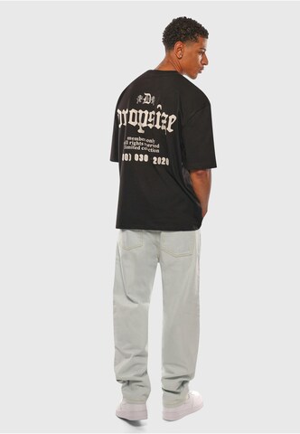Dropsize Shirt in Schwarz