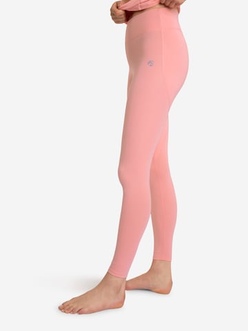 OCEANSAPART Skinny Legginsy 'Jadyn' w kolorze różowy