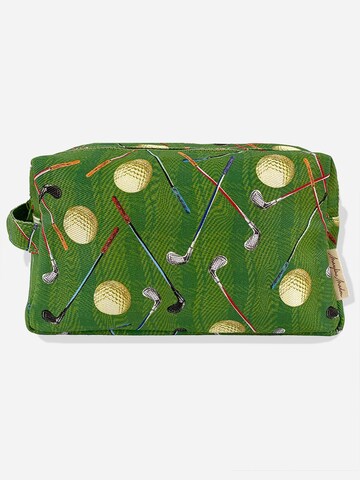 Nécessaire 'The Golf Season' di Marylène Madou in verde: frontale