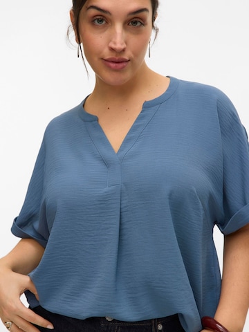 Chemisier 'VMCelva' Vero Moda Curve en bleu