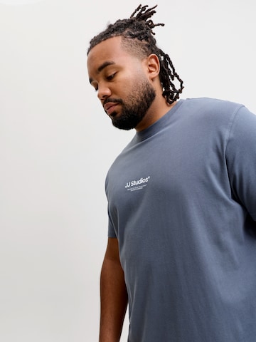 Jack & Jones Plus Shirt 'JJESoho' in Grey