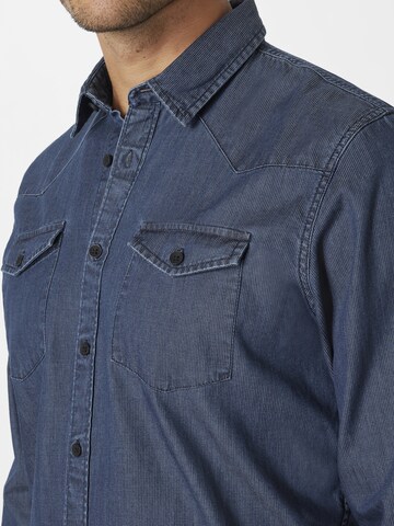 PADDOCKS Regular fit Button Up Shirt in Blue